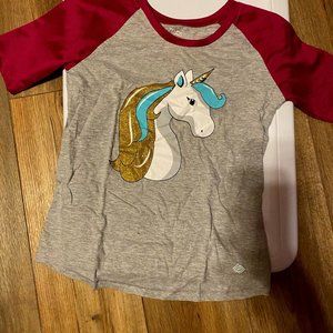 girls three quarter sleeve